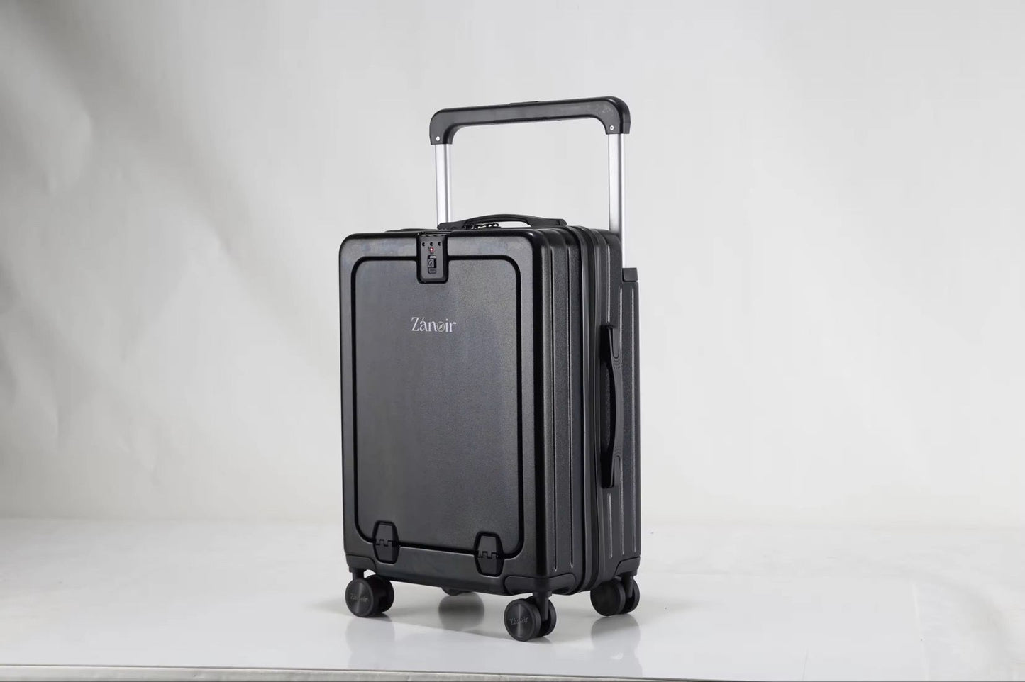 Stylish black carry-on suitcase for smart travelers