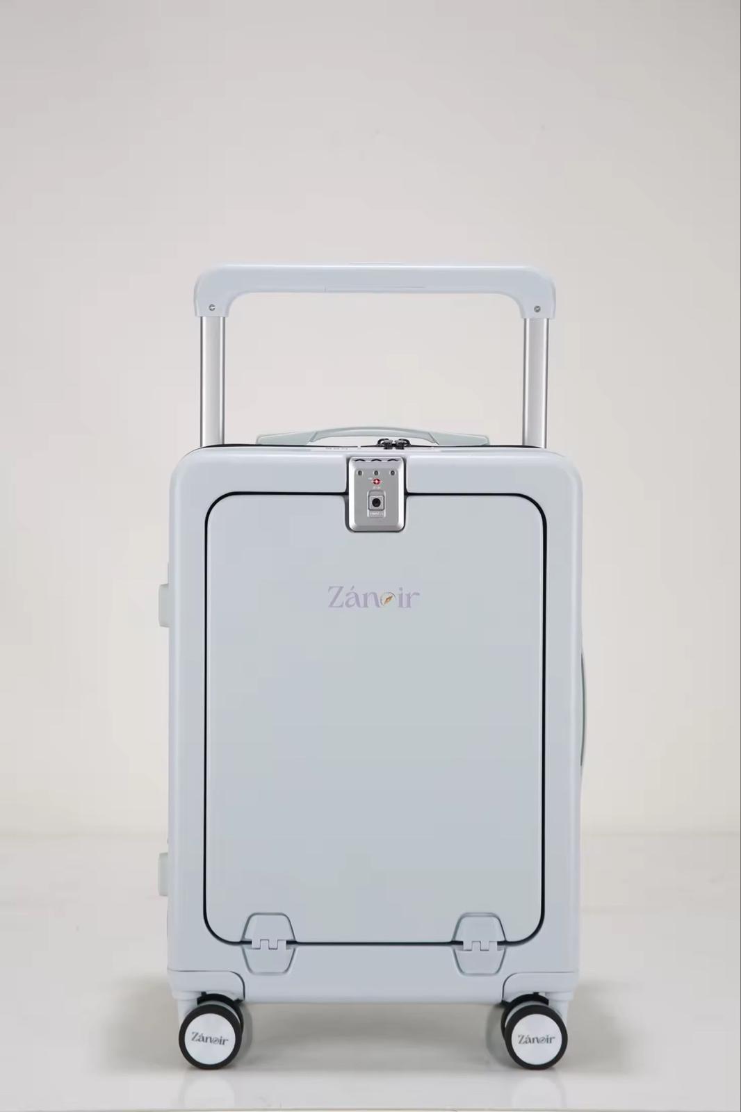 Ocean Blue hardcase carry-on suitcase 58x37x27 cm