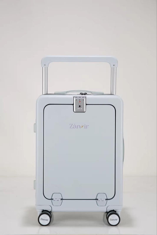 Ocean Blue hardcase carry-on suitcase 58x37x27 cm