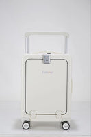 Polar White hardcase carry-on suitcase 58x37x27 cm