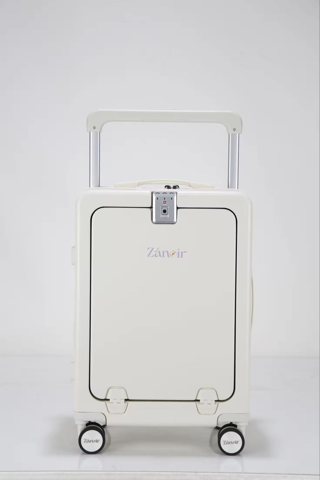 Polar White hardcase carry-on suitcase 58x37x27 cm